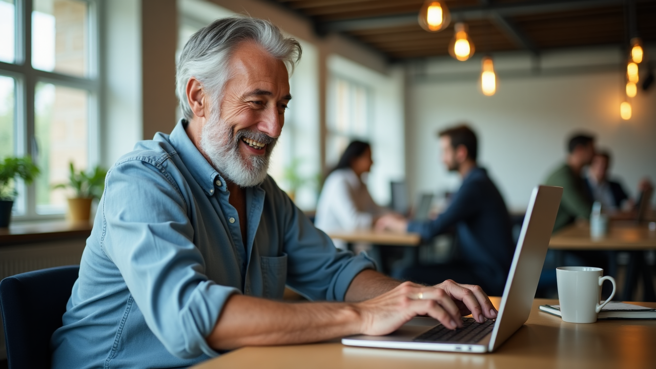 Aktive Senioren im Beruf
